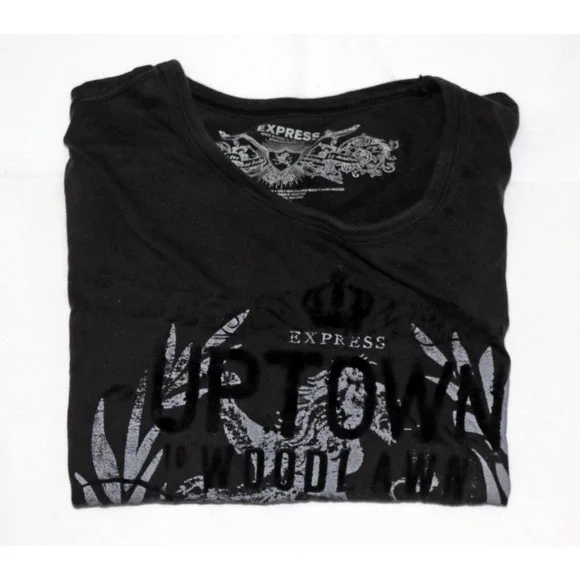 Express Men's Graphic Short Sleeve Crew Neck T-Shirt Size 2XL - Picture 4 of 5